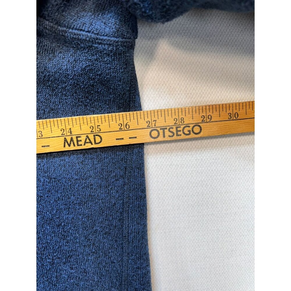 Eddie Bauer Men's Quarter Zip Fleece Pullover Sweater Long Sleeve Size XXL Blue - Picture 9 of 11